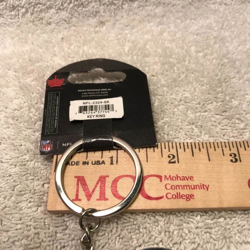 NFL Super Bowl XLIX Spinning Key Ring Arizona 02.01.15 Collectible Keychain
